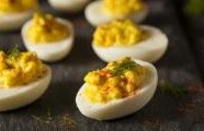 Pikantní plněná vejce