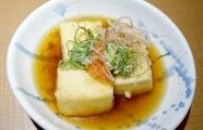 Smažené tofu s japonskou omáčkou ponzu