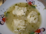 Cukínová polévka se sýrovými knedlíčky recept