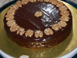 Čokoládový dort s ořechy recept