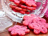Růžové sušenky z červené řepy recept