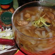 Čínská polévka s houbami recept