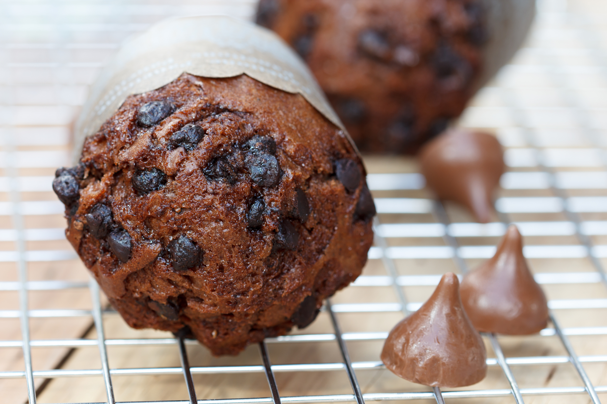 Muffiny s kousky čokolády recept