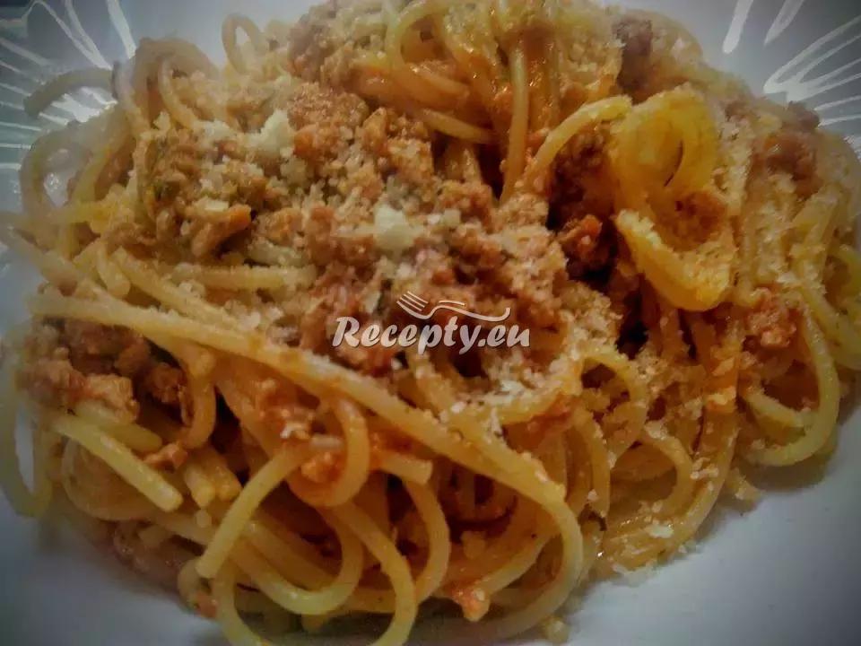 Italské špagety recept  těstoviny