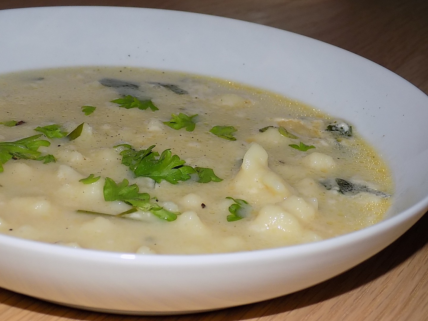 Ostravská polévka stírka recept