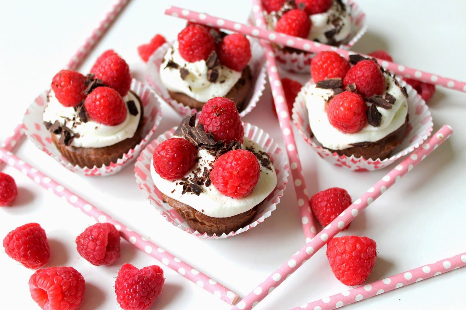 Malinové cupcakes recept