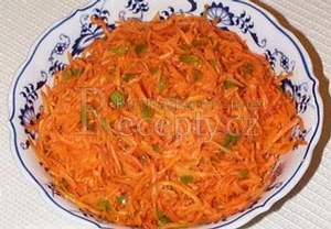 Indický mrkvový salát