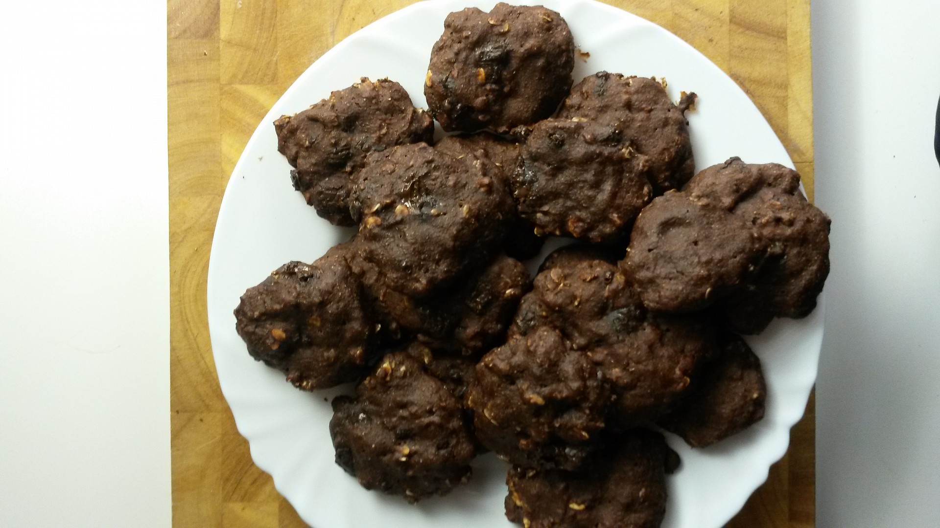 Čokoládové cookies bez tuku recept