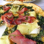 Domácí špenátová pizza recept