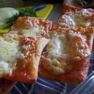 Pizza čtverečky recept