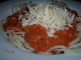 Špagety s kuřecím masem a la lečo recept
