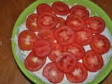 Rajčatový skládaný salát recept