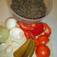 Čočkovo-zeleninový salát recept
