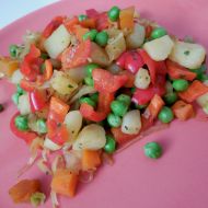 Bramborovo-zeleninová pánev recept