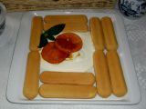 Piškoty s krémem a pečeným pomerančem recept