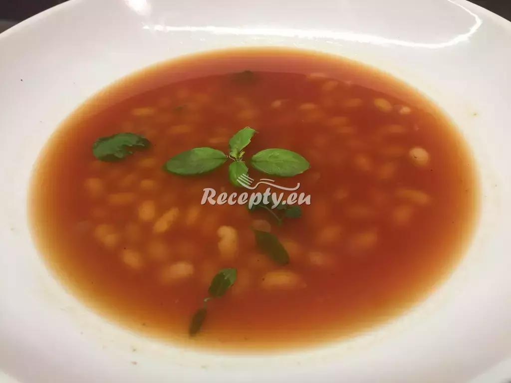 Rajská polévka s fazolemi recept  fitness recepty