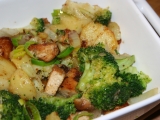 Zapečené brambory s brokolicí a kuřecím masem recept ...