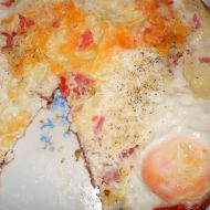 Rajčatovo-sýrová omeleta recept