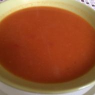 Rajčatová polévka s mrkví recept