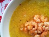 Kukuřičná polévka s chilli a krevetami recept