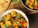 Jednoduché bramborové curry s kuřecím masem recept ...
