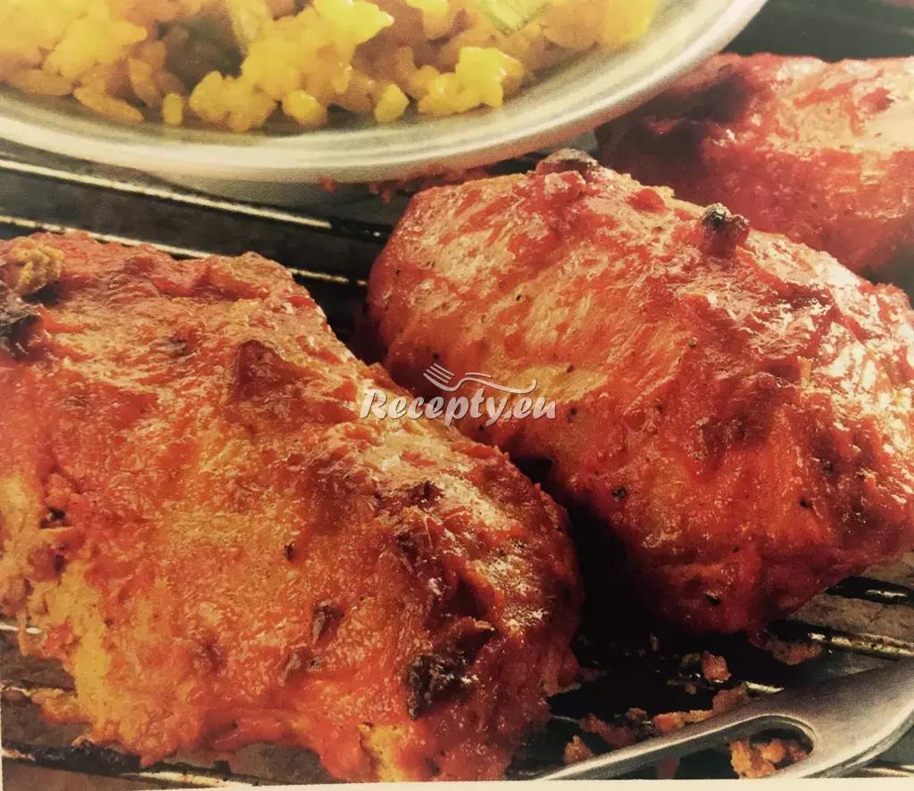 Karamelová kuřecí prsíčka recept  grilování