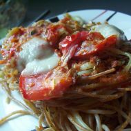 Špagety s rajčaty a pestem recept