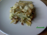 Lasagne s brokolici a hlivou recept