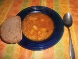 Gulášová polévka s čabajkou recept