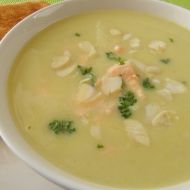 Celerová polévka s lososem recept