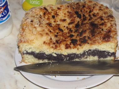 Bramborový koláč s mákem