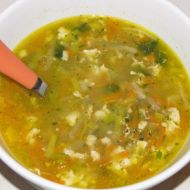 Zeleninová polévka s jíškou recept