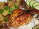 Pečené kuře s česnekovým překvapením recept
