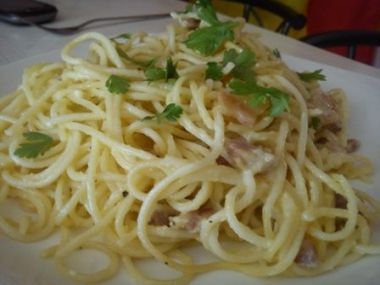 Houbové špagety