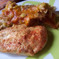 Bramborový pekáček s kuřecím recept