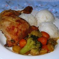 Letní kuře na zelenině recept