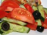 Barevný řecký zeleninový salát recept