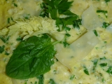Omeleta s makarony recept