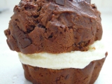 Čokoládové muffiny s krémem recept