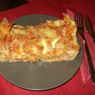 Lasagne s mletým masem a zeleninou recept