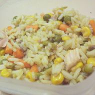 Zeleninové rizoto s kuřecím recept