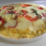 Omeleta s mozzarellou a rajčaty recept