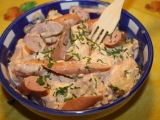Pikantní frankfurtský bramborový salát recept
