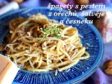 Špagety s pestem z ořechů, šalvěje a česneku recept
