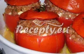 Zapečená rajčata plněná klobásou recept  uzeniny