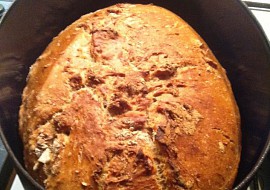Domácí chléb ze žitné a hladké pšeničné mouky recept ...