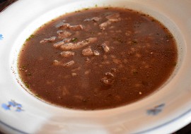 Terlouka (černá polévka) recept