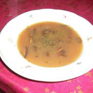 Houbová polévka ze sušených hub recept