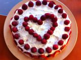 Valentýnský dort recept