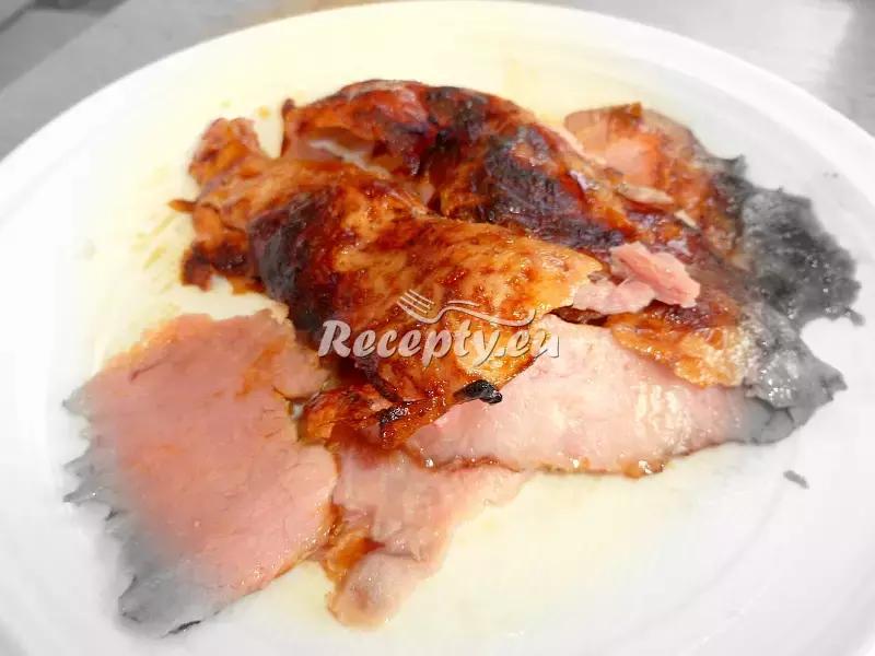 Grilovaný losos s těstovinami recept  grilování